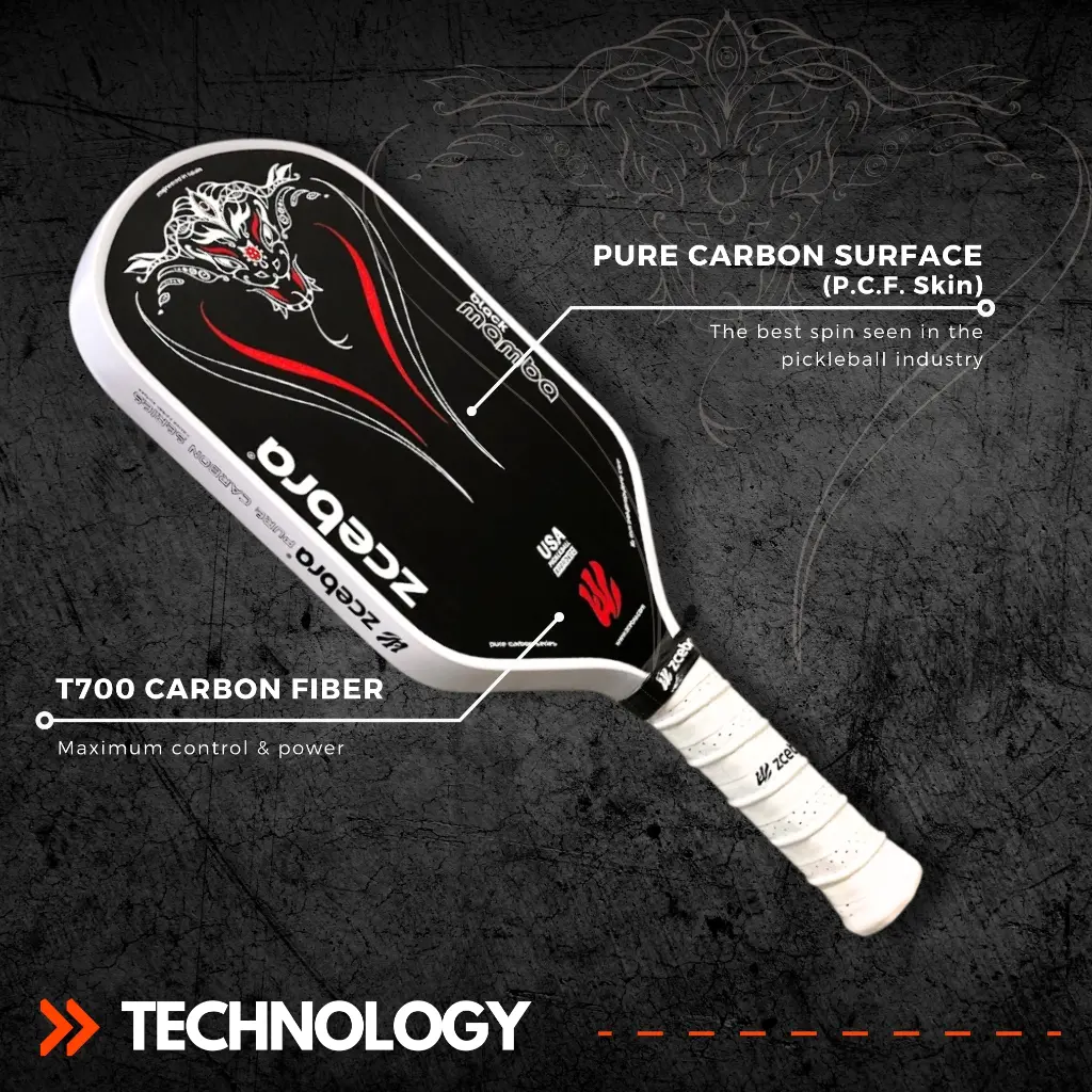 Zcebra BLACK MAMBA Pure Carbon Series